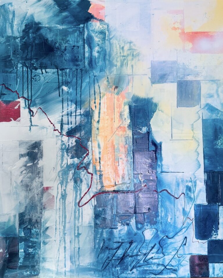 Architecture of Feeling — original painting by Una Maslov