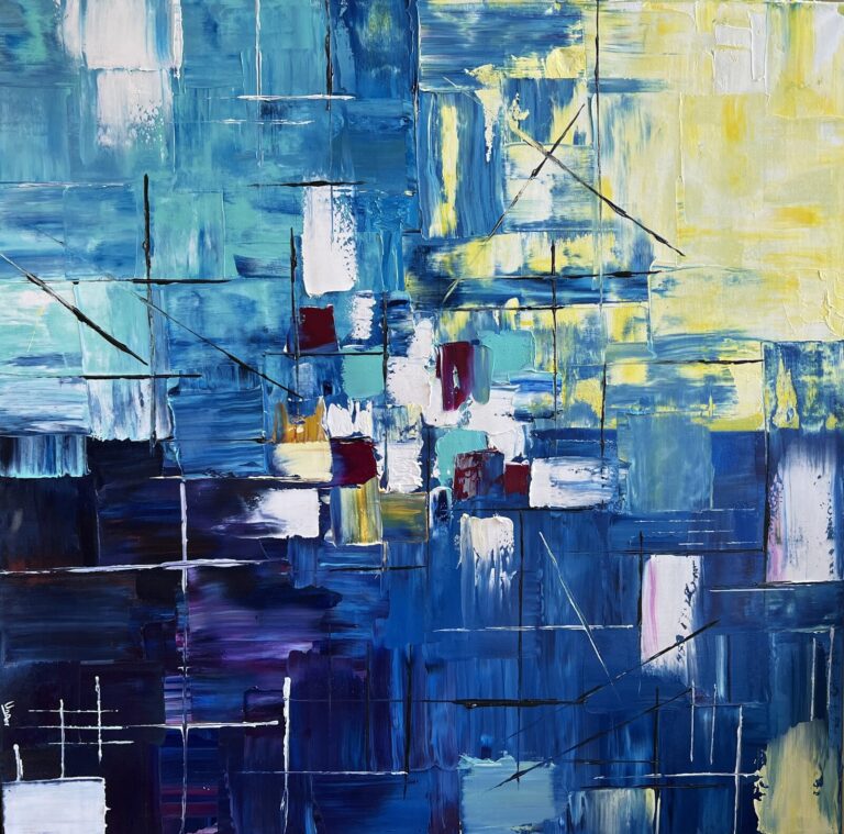 Find me — original painting by Una Maslov