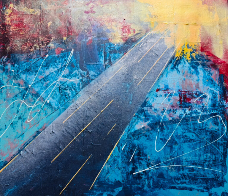 Inner Warrior — original painting by Una Maslov